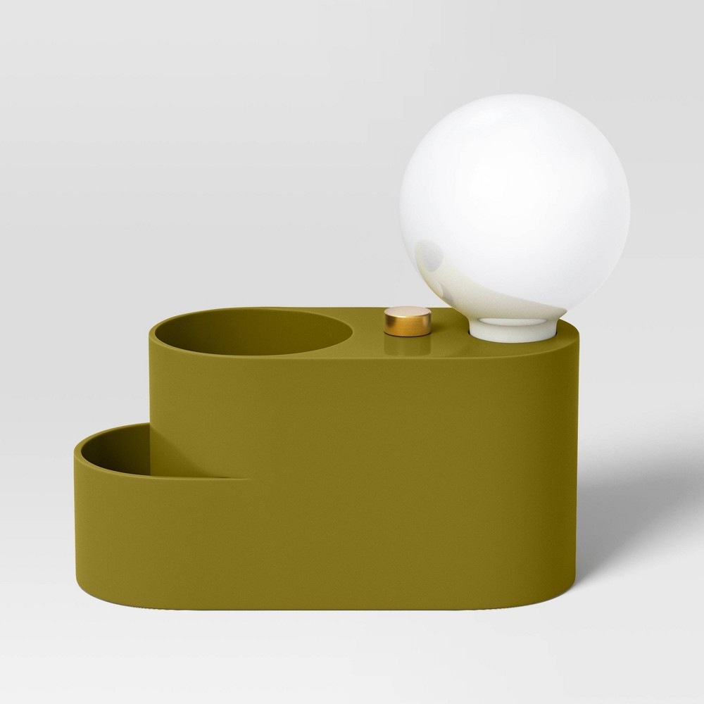 Orb Shade Organizer Novelty Table Lamp Green - Room Essentials™