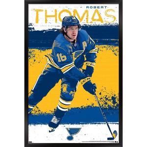 Trends International NHL St. Louis Blues - Robert Thomas 23 Framed Wall Poster Prints - 1 of 4