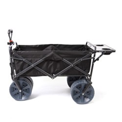 Black Mac Sports Xtender 52" Extra Long Collapsible Utility Storage Wagon Cart 