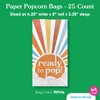 Big Dot of Happiness Here Comes the Son Ready to Pop Popcorn Bags, Baby Shower Favor Snack Treats, Free-Standing Individual White Paper Bags - 25 Ct - 4 of 4