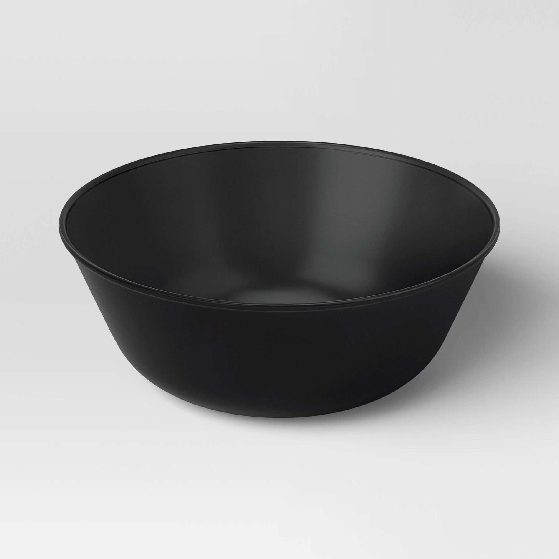 114oz Serving Bowl Black - Room Essentials™: Large Plastic  Microwave & Dishwasher Safe, Matte Finish