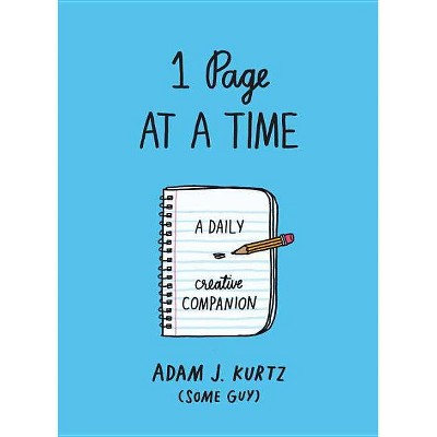  1 Page at a Time (Blue) - by  Adam J Kurtz (Paperback) 