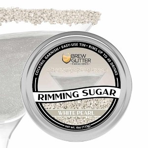 Brew Glitter Colorful Cocktail Rimming Glitter Sugar Series (1x 4oz Tin) - 1 of 4