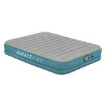 Bestway AlwayzAire 14" Inflatable Air Mattress 2 Person Queen-Sized Indoor Bed with Rechargeable USB Electric Built-In Pump, Gray