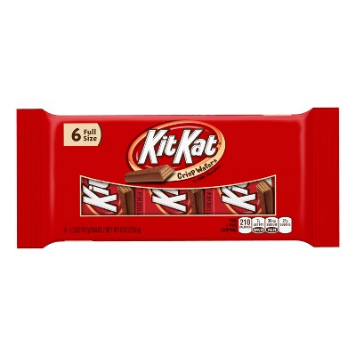 Kit Kat Full Size Candy Bars - 9oz/6ct