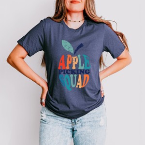 Simply Sage Market Apple Picking Squad Colorful Short Sleeve Tee - 1 of 4