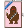 Trends International Star Wars: Saga - Chewbacca Hearts Framed Wall Poster Prints - 3 of 4