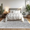 Botanical Washable Area Rug Modern Bird Pattern Rug Soft Non-Slip Low Pile Rugs for Living Room Bedroom - 2 of 4