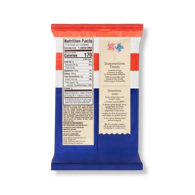 Star-Spangled Sprinkle Cookie Dough- 16oz/12ct - Favorite Day™