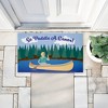 Stupell Industries Paddle A Canoe Landscape Printed Outdoor Door Mat, design by Darlene Seale, 18"x30" - 4 of 4