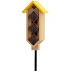 JCs Wildlife Save Our Bees Please 3-Teir Diamond Yard Stake Mason Bee House - 2 of 4