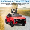 White 24V Licensed 2 Seater Ride On Car Remote Control LED Lights Music Shock Absorbers White For Kids 3 to 8 - 3 of 4