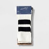 Women's Lightweight Ribbed Striped 3pk Crew Socks - Universal Thread™ 4-10 - 2 of 3