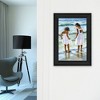 "Two Girls at the Beach" By Georgia Janisse, Ready to Hang Framed Print, Black Frame - 3 of 4