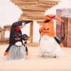 Halloween Faceless Pumpkin Dolls Bearded Gnomes Ornament With Lights Layout Props Home Decoration Accessories - 2 of 4