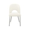 Meridian Furniture,Logan Vegan Leather Dining Chair, Set of 2 - 3 of 4