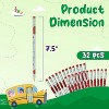 4E's Novelty 32 Pack Welcome Back Pencils, Motivational Pencils for Kids, Fun Pencils for Students - 4 of 4