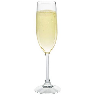 Unbreakable Stemmed Champagne Flutes (Set of 8, 12 oz ea