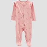 Carter's Just One You®️ Baby Girls' Flamingo Footed Pajama - Pink