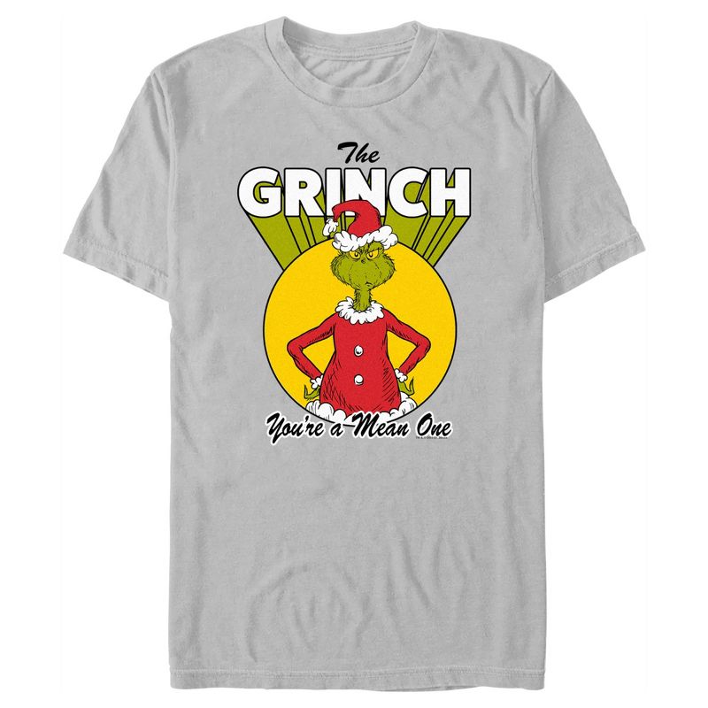 Men's Dr. Seuss Christmas The Grinch You're a Mean One T-Shirt, 1 of 5
