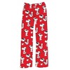 Collections Etc Red Snoopy J Elasticized Waist Drawstring Lounge Pants - image 2 of 4