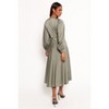 Windsor Long Sleeve Maxi Dress - Olive S - 2 of 4