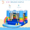 Vynxaria Inflatable Bounce House for Kids 2-in-1 Jumping Castle for Indoor Outdoor Party with Trampoline, Pool, Carry Bag & Air Blower - 2 of 4