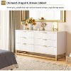 6-Drawer Dresser, Modern Wooden Bedroom Chest of Drawers With Storage Drawers, Farmhouse Style TV Stand for Living Room, Bedroom, Hallway - 4 of 4