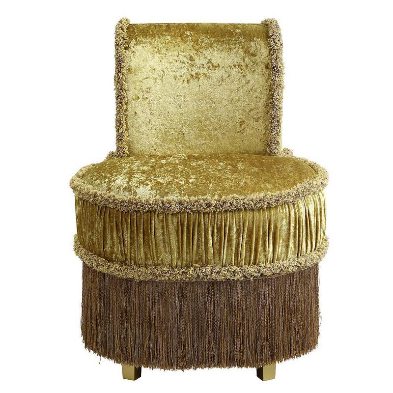 26&#34; Bernadette Accent Chair Gold Finish - Acme Furniture, 2 of 7