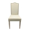 Carolina Living Florence Parson Chair Natural Driftwood and Linen - 3 of 4