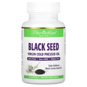 Paradise Herbs Black Seed, 500 mg, 60 Softgels - 1 of 4