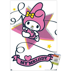 Trends International Hello Kitty and Friends: 21 Sports - My Melody Rhythmic Gymnastics Unframed Wall Poster Prints - 1 of 4