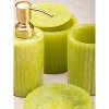 Porto Green Bath Accessories, Set of 4 - 3 of 3