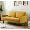 CAVINAS Modern & Vintage Loveseat Sofa, Velvet Upholstered 2 Seater Sofa Couch with Sleek Design, for Home, Apartment or Office - 3 of 4