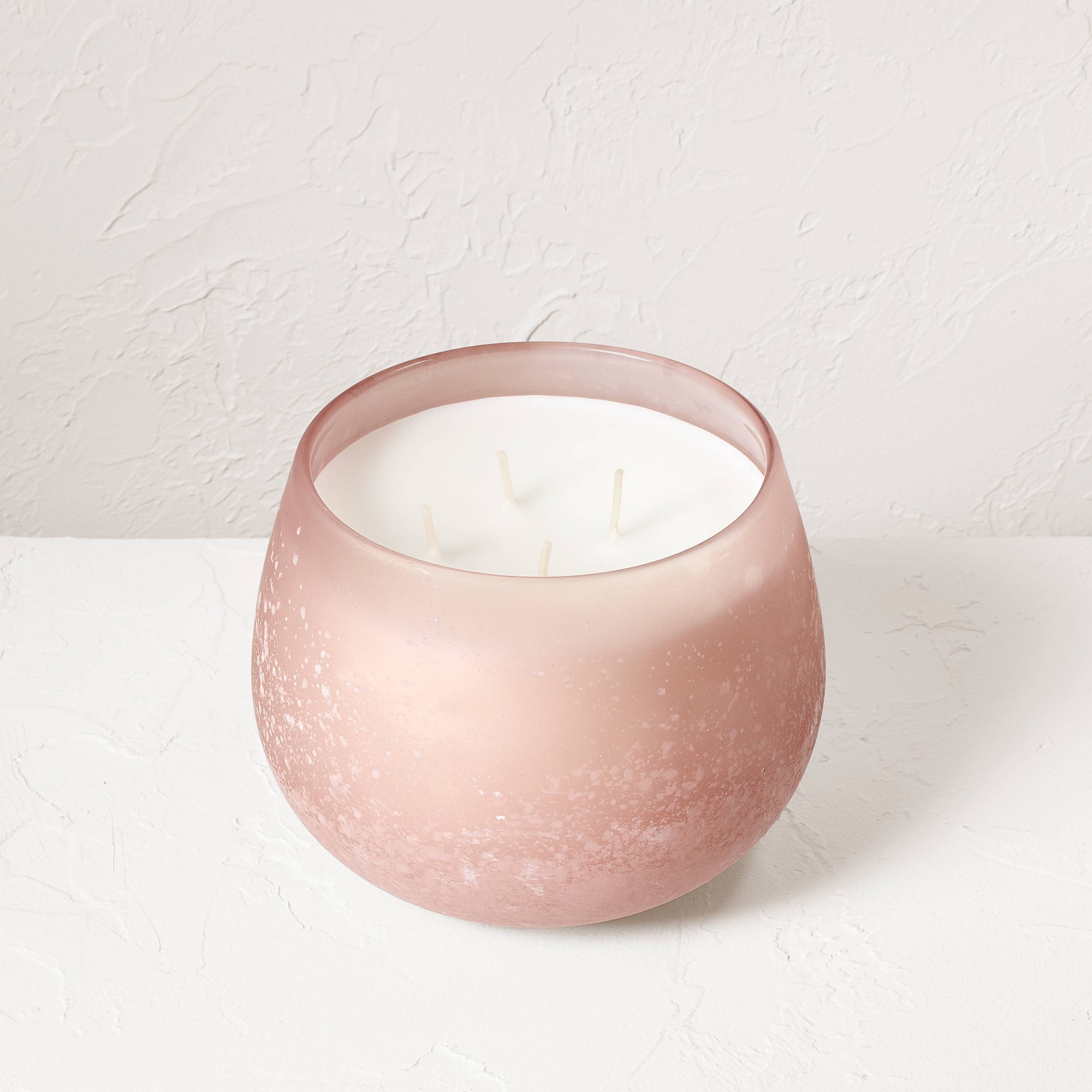 4-Wick Reflection Fashion Salted Glass Wellness Jar Candle Pink 30oz - Casaluna™
