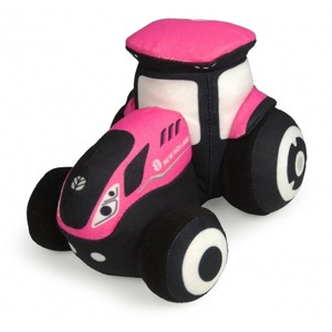 Universal Hobbies New Holland T7 Pink Tractor 7in Soft Plush Toy UHK1157 - 1 of 4