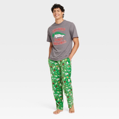 INTIMO National Lampoon's Christmas Vacation Men's Allover Print Lounge  Sleep Pajama Pants