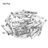 Unique Bargains Metal DIY Blankets Crafts Brooch Making Home Sewing Safety Pins 150 Pcs - 3 of 4