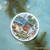 Unique San Francisco Handcrafted Ceramic Ornament, California Souvenir and Christmas Gift| OrnamentallyYou - 4 of 4