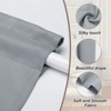 Unique Bargains Blackout Tie Up Pocket Window Door Curtain 1 Panel - 3 of 4