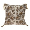 Parkland Collection,Marjoram Transitional Beige & Gold Throw Pillow - 2 of 4