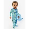 RuggedButts SoftSnooze Gender Inclusive Baby One Piece Footie Pajamas - 3 of 4