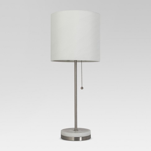 Hayes Marble Base Stick Lamp Project, Target White Table Lamp