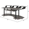 NicBex 83" Music Recording Studio Desk with 61-Key Music Keyboard Tray,Versatile Desk Table for Studio,Office&Study,Studio&Home Worstation - 2 of 4