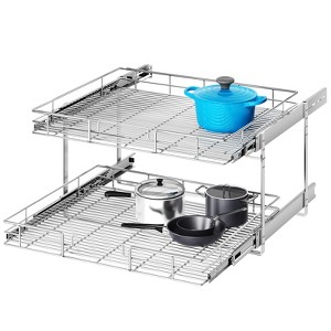 Pull Out Cabinet Organizer, Heavy Duty Cabinet Pull Out Shelves, Slide Out Drawers Organization for Kitchen - 1 of 4
