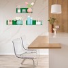 Unique Bargains Acrylic Floating Wall Display Shelves for Bathroom Living Room 3 Pcs - 4 of 4