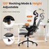 Grungis High Back Office Chair with Adjustable Lumbar Support & Headrest,Comfortable Computer Chair for Adult, Student - 4 of 4