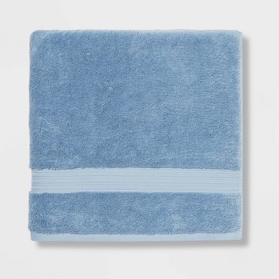 Antimicrobial Oversized Bath Towel Blue - Total Fresh