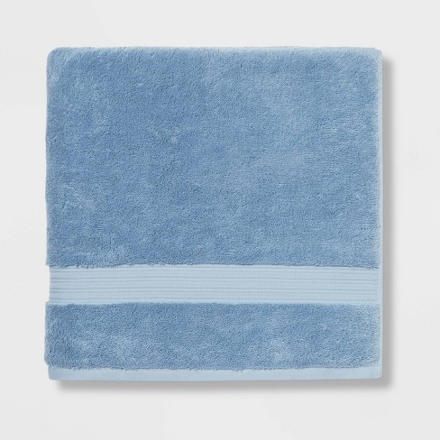 Total Fresh Antimicrobial Oversized Bath Towel Blue - Threshold™