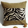Slickblue Linen Decorative Pillow Cushion - Stylish Patchwork Floor Pillow, 19.7x19.7 inches, 2 Design Options - 4 of 4